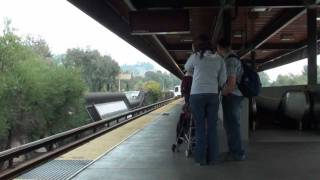 SFSFO AirportMillbrae Train Arriving at Lafayette BART HD [upl. by Ennairrek]