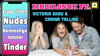 MOBILSNOK MED VICTORIA OG CARINA krisestemning [upl. by Jill731]