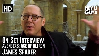 James Spader  Avengers Age of Ultron OnSet Interview [upl. by Ennoitna]