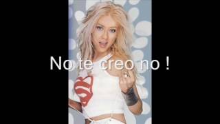 Falsas esperanzas Christina Aguilera Letramp4 [upl. by Aihsiyt252]