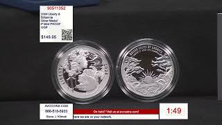 2024 Liberty amp Britannia Silver Medal  P Mint PROOF  OGP [upl. by Hapte155]