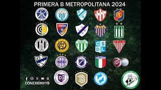 SORTEO FIXTURE DE LA PRIMERA B 2024  CONEXION VERDE Y BLANCA [upl. by Halbeib]