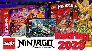 EVERY Lego Ninjago set RETIRING in 2023 [upl. by Lewert]