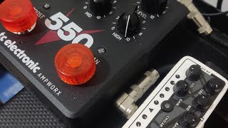 Tc Electronic Ampworx V550 vs Mooer Micro Preamp 005 Fifty Fifty 3 Video Shootout [upl. by Jeromy]