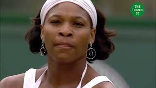 Serena Williams v Justine Henin  2007 Wimbledon QF Highlights [upl. by Laufer]