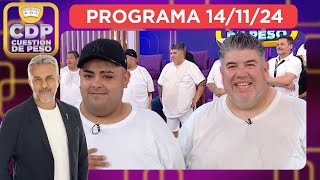 CUESTIÓN DE PESO  PROGRAMA 141124 [upl. by Estele121]