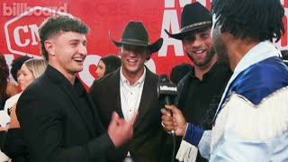 Montana Boyz On Their Viral TikToks Cowboy Carter Trend amp More  CMT Awards 2024 [upl. by Aiekam220]