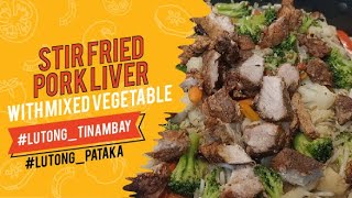 How to Cook Stir Fried Tauge with Mixed Vegetables with Crispy Fried Pork Toppings Pinoy Styte [upl. by Truda]