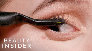 Can A Heated Eyelash Curler Lift Lashes All Day  Beauty or Bust  Insider Beauty [upl. by Kamilah]