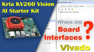 How to display kria kv260 Vision AI Starter Kit board interfaces in vivado [upl. by Fern]