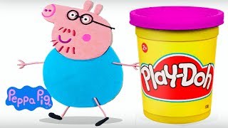 Papai Peppa Pig Massinha PlayDoh  Massinha de Modelar [upl. by Yesrod]