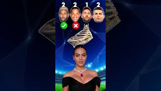 Messi vs Ronaldo vs Neymar vs Ronaldinho  Georgina Rodríguez Asks🤩⚽ [upl. by Assilat]