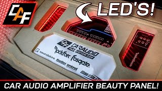 HOW TO  LED acrylic amplifier beauty panel  CarAudioFabrication [upl. by Sparhawk757]