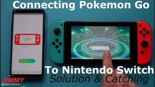 Connect Pokemon Go To Nintendo Switch SOLUTION Plus Catching Meltan [upl. by Lyndell]