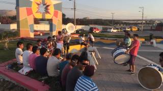 Fabulosos en ensayo cumbia [upl. by Einhapets]