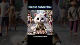 Please buy some chocolate cat cutecat cartoon kitten chocolate [upl. by Ralyat]