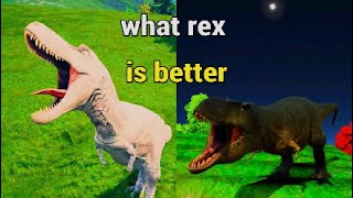 What rex is actually better  Path of Titans [upl. by Anirres895]