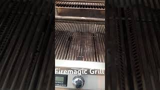 Firemagic start up ￼webergrill firemagic firemagicgrill grill grilling [upl. by Tyika]