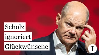 Scholz erster Auftritt nach PistoriusRückzug Genossen reagieren  SPDKanzlerkandidat schweigt [upl. by Modie]