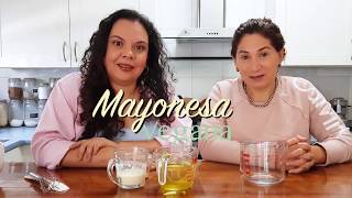 Mayonesa Vegana  Lista en 5 minutos [upl. by Leahkim]