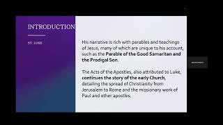 Bible character study Luke 8 11 24 part 1 [upl. by Khoury]