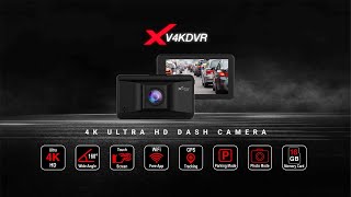 XVIEW Dash Cam XV4KDVR – Feature Video [upl. by Aryhs]