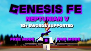 ROBLOX GENESIS FE NEPTUNIAN V SCRIPT  FLING  R6 amp R15  FREE  10 HATS SUPPORTED  FE HAT SCRIPT [upl. by Tiena376]