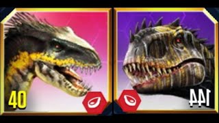 INDORAPTOR VS INDOMINUS REX GEN 2  Jurassic World The Game EP634 [upl. by Orrin]