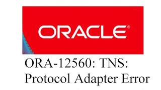 How to Fix ORA12560 TNS Protocol Adapter Error  Oracle Troubleshoot [upl. by Langley]