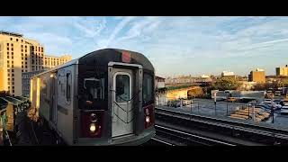 IRT White Plains Road Line R142 2 5 Trains Express Local Rush Hour West Fram Square Station [upl. by Hardman905]