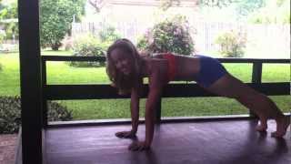 Yoga for Beginners Chaturanga Dandasana with Kino [upl. by Burne]