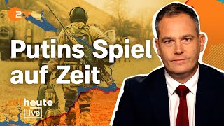 Wie Russland den Krieg in die Länge zieht UkraineUpdate mit Militärexperte Gressel  ZDFheute live [upl. by Ecineg]