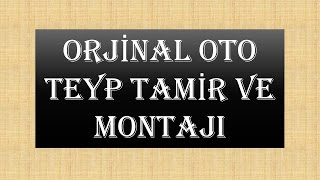 ORJİNAL OTO TEYP TAMİR ve montajı [upl. by Rashidi]