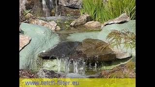 Wasserfall für Teich und Garten selber bauen [upl. by Aniretake397]