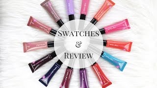 NEW LOreal Infallible Lip Paints  Swatches amp Quick Review [upl. by Raoul]