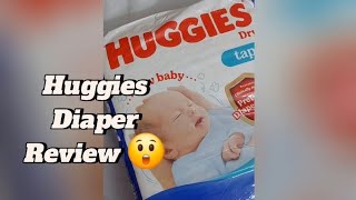 Huggies Newborn Baby Diaper Review  Best Baby Diaper In Bangladesh [upl. by Lordan]