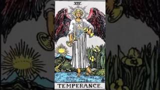 Significado de las cartas del tarot La Templanza [upl. by Hafirahs]