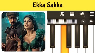 Ekka Sakka  Ra Ra Rakkamma  Beginner Piano Tutorial [upl. by Inalaehak]