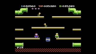 Mario Bros  2 Player Coop  NES [upl. by Susejedesoj]