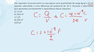 Dielétricos  Exemplo [upl. by Attaynek]