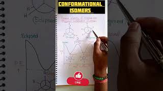 ❌ Relative Stability of eclipsed amp Staggered conformation 🔥🔥🔥shorts neet jeemains iitjee board [upl. by Brawner]