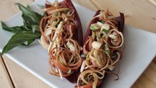 Banana Blossom Salad with Vietnamese Dressing amp Chicken [upl. by Yleen]