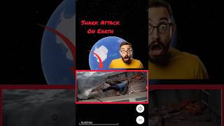 😱 Shark Attack Is Real  On Google Map And Google Earth  Yt Short Pratik Earth 😱 [upl. by Elata]