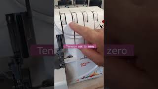 Fast and Easy Way to Thread a Serger [upl. by Elyrrad]