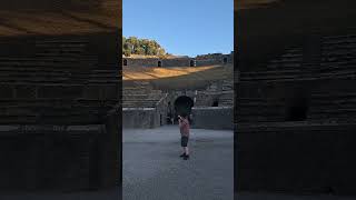 The Vomitorium at Pompeii realarchaeology Gladiator [upl. by Ayot]