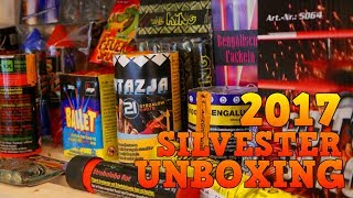 SILVESTER UNBOXING 2017  Pyroweb Feuerwerk Bestellung Geschenk [upl. by Clovah]