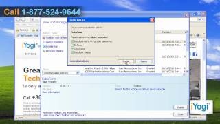 How to enable addons in Internet Explorer® 8 on Windows® XP [upl. by Launcelot]