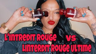 Nuevo GIVENCHY LINTERDIT ROUGE ULTIME VS LINTERDIT ROUGE 💋 [upl. by Aihsit]