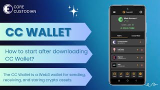 How to start after downloading CC Wallet [upl. by Nicolea]