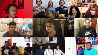 The war begins  Attack on Titan Final Season Episode 16 Reaction Mashup [upl. by Yaron]